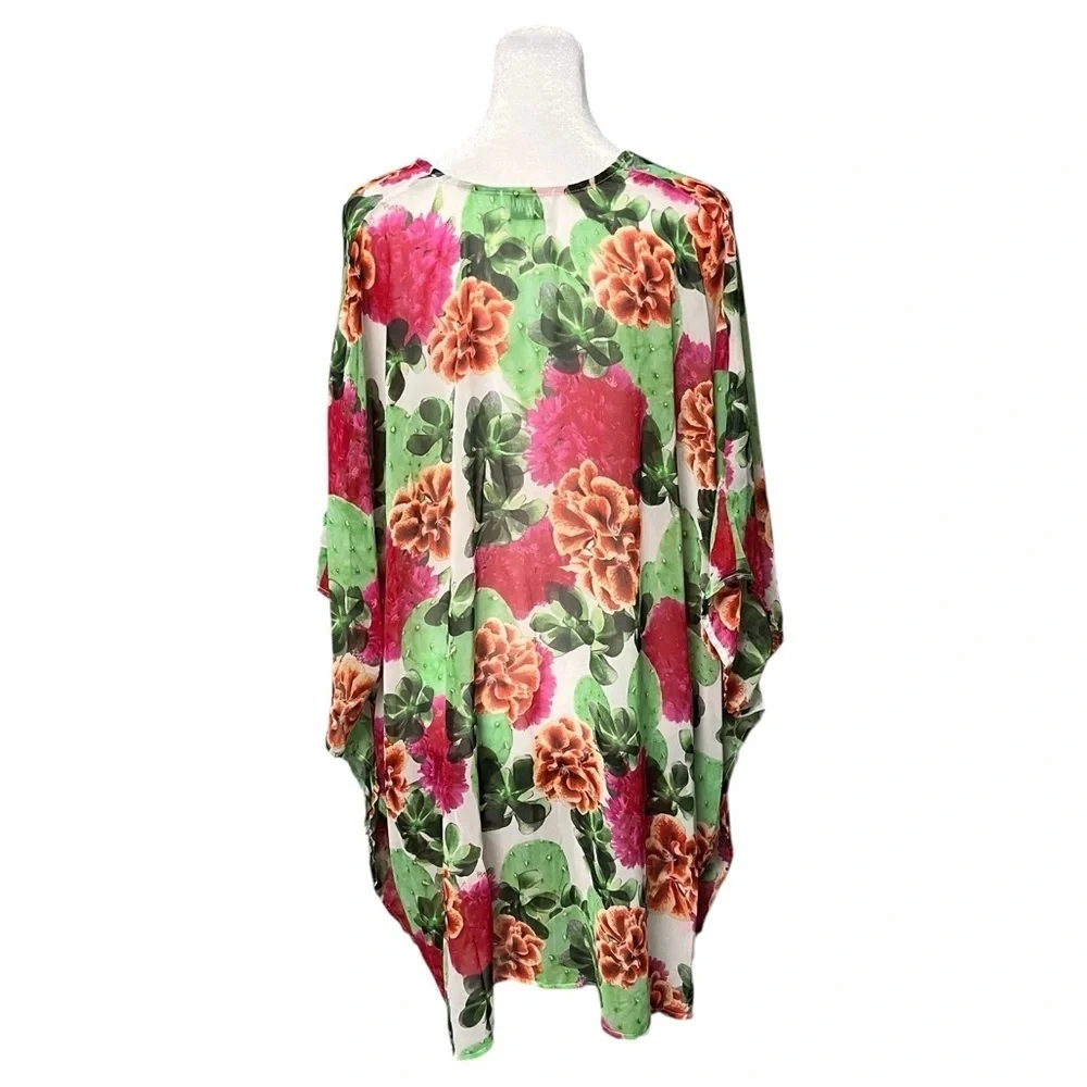 Show Me Your Mumu Cactus Bloom Peta Tunic Cover-up Size Small